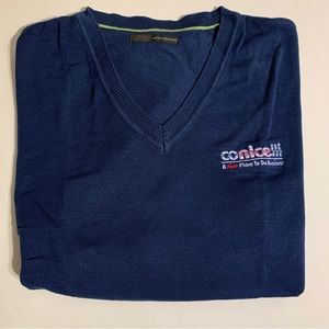 Greg Norman Men's Sweater Vest in V-Neck (2 items in Black & Blue)